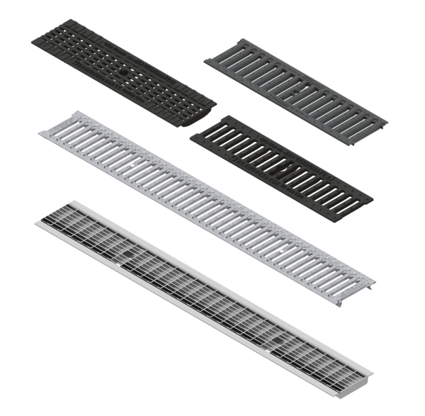 Grilles De Drainage En Acier Inoxydable 304 - Longueur 100 Cm, Différentes Largeurs, Pour Jardin, Allée, Terrasse - 5