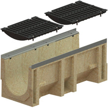 Charger l'image dans la galerie, 12" Polymer concrete trench drain (MEGA 300PC), E-F Class