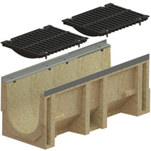Charger l'image dans la galerie, 12" Polymer concrete trench drain (MEGA 300PC), E-F Class