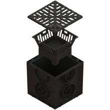 Load image into Gallery viewer, 10x10 Plastic catch basin (EASY 250-CBP), cast iron grate, A Class