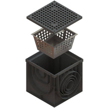 Charger l'image dans la galerie, 16x16 Plastic catch basin (BASE 400-CBP), plastic grate, A Class