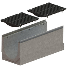 Load image into Gallery viewer, 12" Concrete trench drain (MEGA 300FC), E-F Class