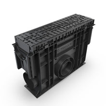 Load image into Gallery viewer, 4" Plastic inline high-edge sand trap (BASE 100P-HE), plastic grate ADA, B class