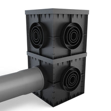 Load image into Gallery viewer, 12x12 Plastic catch basin (BASE 300-CBP), ductile cast iron grate, B Class