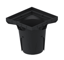 Charger l'image dans la galerie, 12x12 Plastic NEO catch basin (NEO 300-CBP), galvanized steel grate ADA