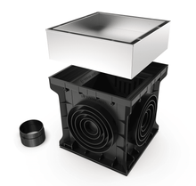 Load image into Gallery viewer, 16x16 Plastic catch basin (BASE 400-CBP), stainless fillable slot, C Class