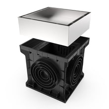 Load image into Gallery viewer, 16x16 Plastic catch basin (BASE 400-CBP), stainless fillable slot, C Class