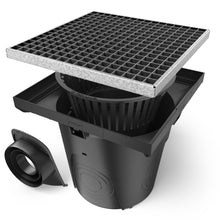 Charger l'image dans la galerie, 22x22 Plastic NEO catch basin (NEO 550-CBP), galvanized steel grate