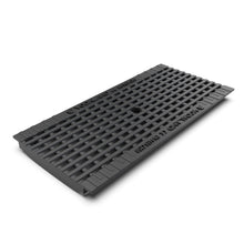 Load image into Gallery viewer, 8” Plastic trench drain (BASE 200P), cast iron grate ADA, C Class