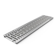 Load image into Gallery viewer, 8" Plastic trench drain (BASE 200P), galvanized steel grate, A class