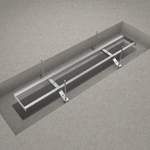 Load image into Gallery viewer, 4" BASE Galvanized Steel Frame for Linear Grates