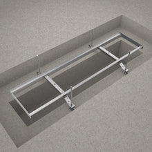 Charger l'image dans la galerie, 8" BASE Galvanized Steel Frame for Linear Grates