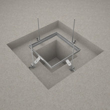 Load image into Gallery viewer, 12" x 12" BASE Galvanized Steel Frame for Basin Grates