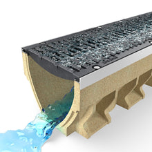 Load image into Gallery viewer, 10" Polymer concrete trench drain (PRO 250PC), D Class