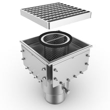 Charger l'image dans la galerie, 8" STAINLESS inline catch basin