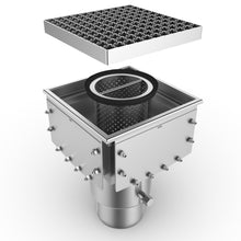 Charger l'image dans la galerie, 8" STAINLESS inline catch basin