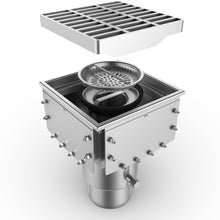 Charger l'image dans la galerie, 8" STAINLESS inline catch basin