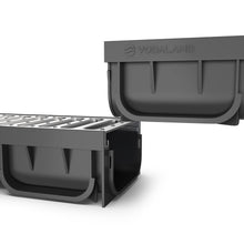Load image into Gallery viewer, 4" EASY 2 plastic trench drain, stainless grate