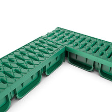 Load image into Gallery viewer, 4" EASY 2 plastic trench drain, plastic grate (green)