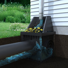 Load image into Gallery viewer, 12x12 Plastic catch basin (BASE 300-CBP), downspout guard, A Class