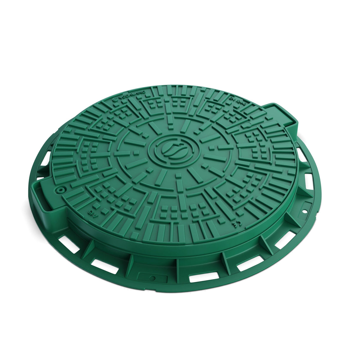 Plastic manhole cover - round (green) buy in Canada | Vodaland Canada