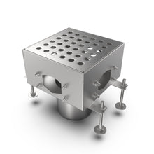 Load image into Gallery viewer, Mini slot trap with vertical outlet, grate and debris basket
