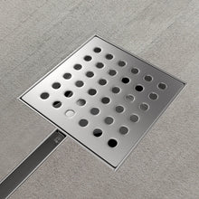 Load image into Gallery viewer, Mini slot trap with vertical outlet, grate and debris basket