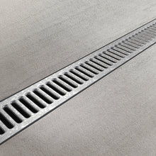 Load image into Gallery viewer, 3" EASY 1 plastic trench drain, galvanized grate