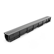 Load image into Gallery viewer, 3" EASY 1 plastic trench drain, galvanized grate