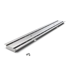 Load image into Gallery viewer, 4" Plastic trench drain (BASE 100P) stainless grate "double-slotted", B class