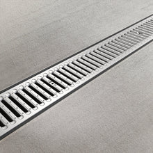 Charger l'image dans la galerie, 4" Plastic trench drain (BASE 100P), galvanized grate, A Class