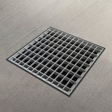 Load image into Gallery viewer, 12x12 Plastic catch basin (BASE 300-CBP), galvanized steel grate, A Class