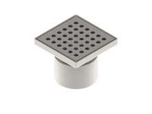 Charger l'image dans la galerie, 6x6 stainless steel floor drain