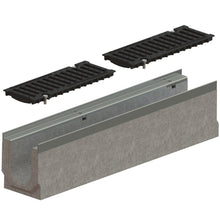 Load image into Gallery viewer, 4.5" Concrete trench drain (MEGA 110FC), D-E Class