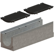 Load image into Gallery viewer, 8" Concrete trench drain (MEGA 200FC), E-F Class