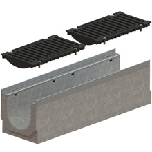 Load image into Gallery viewer, 8" Concrete trench drain (MEGA 200FC), E-F Class