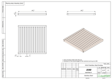 Charger l'image dans la galerie, 21x21 Stainless steel grate (ADA/Heel-proof), C Class