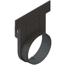 Charger l'image dans la galerie, 4" Base plastic end cap w/ 4" outlet (2"-8" depth)