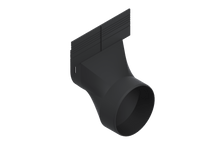 Charger l'image dans la galerie, 4" Base plastic end cap w/ 4" outlet (2"-6" depth)