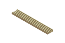 Charger l'image dans la galerie, Open Slot "Brush" polymer concrete trench drain