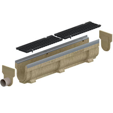 Load image into Gallery viewer, 4" Polymer concrete trench drain (PRO 100PC), D-E Class