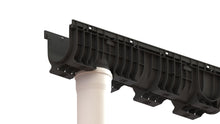 Load image into Gallery viewer, 6" Plastic trench drain (BASE 150P), cast iron grate, C class