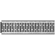 Load image into Gallery viewer, 8" Plastic trench drain (BASE 200P), galvanized steel grate, A class