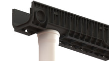 Load image into Gallery viewer, 8" Plastic trench drain (BASE 200P), galvanized steel grate, A class