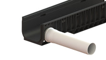 Load image into Gallery viewer, 8" Plastic trench drain (BASE 200P), galvanized steel grate, A class