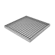 Load image into Gallery viewer, 22x22 Plastic catch basin (BASE 550-CBP), galvanized steel grate, A Class
