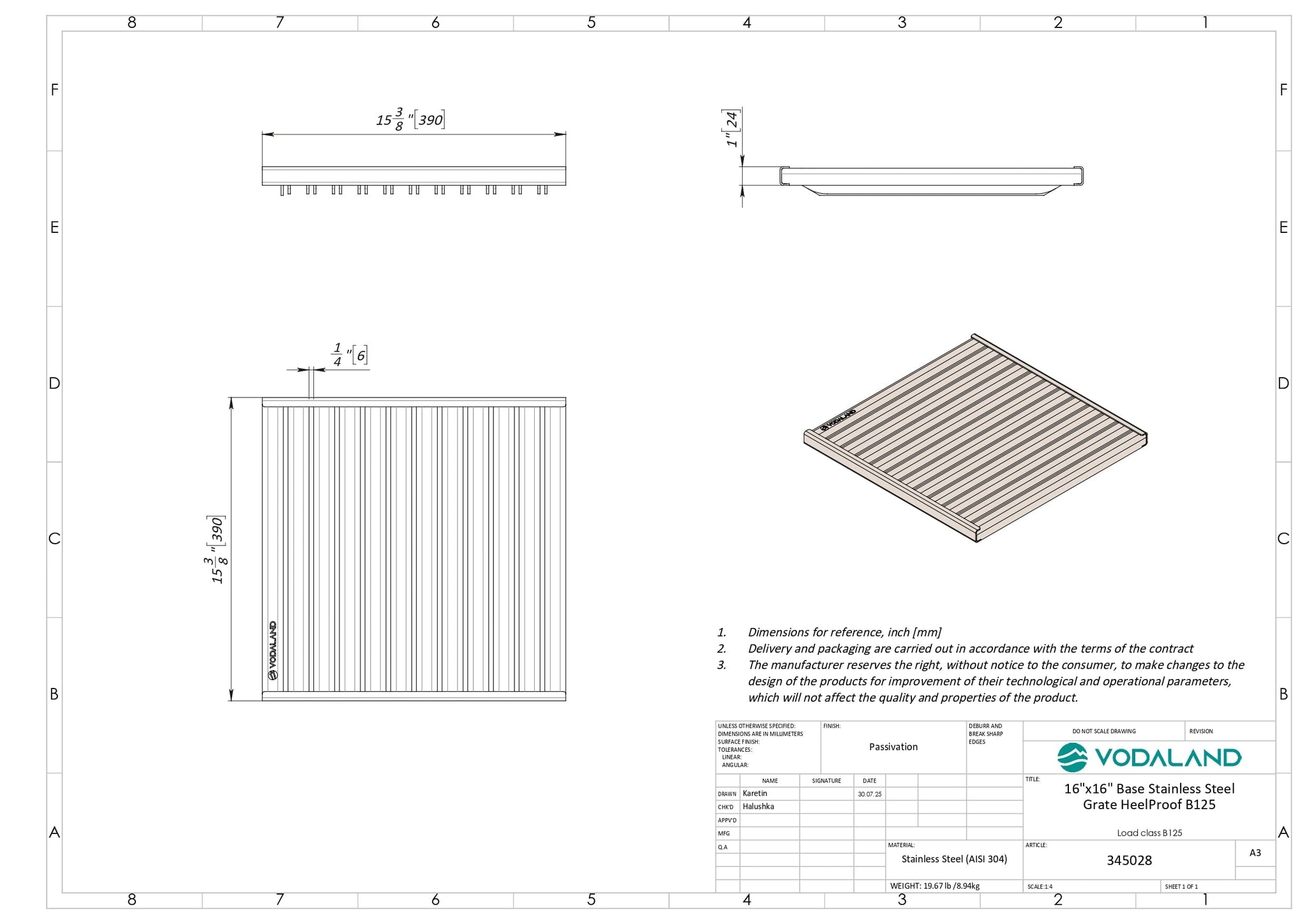 Easypave Plastic Permeable Paving Grid (1 unit)