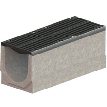 Load image into Gallery viewer, 12&quot; Concrete trench drain (MEGA 300FC), E-F Class
