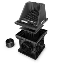 Load image into Gallery viewer, 12x12 Plastic catch basin (BASE 300-CBP), downspout guard, A Class
