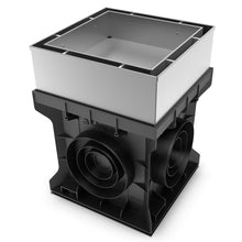 Charger l'image dans la galerie, 12x12 Plastic catch basin (BASE 300-CBP), stainless fillable slot, C Class
